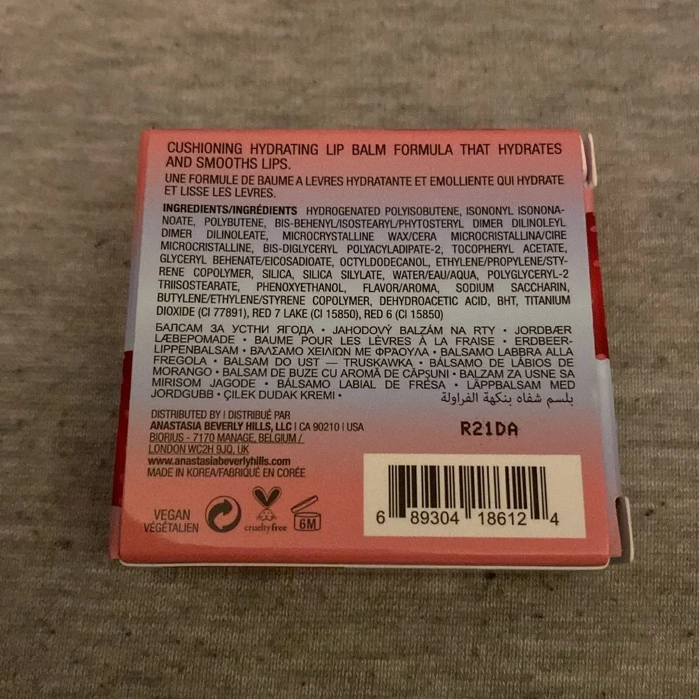 Anastasia Beverly Hills Norvina Collection Strawberry Lip Balm